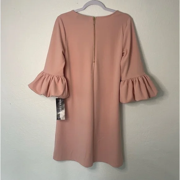 NWT Nina Leonard Blush Midi Dress. Size Medium - Picture 2 of 7